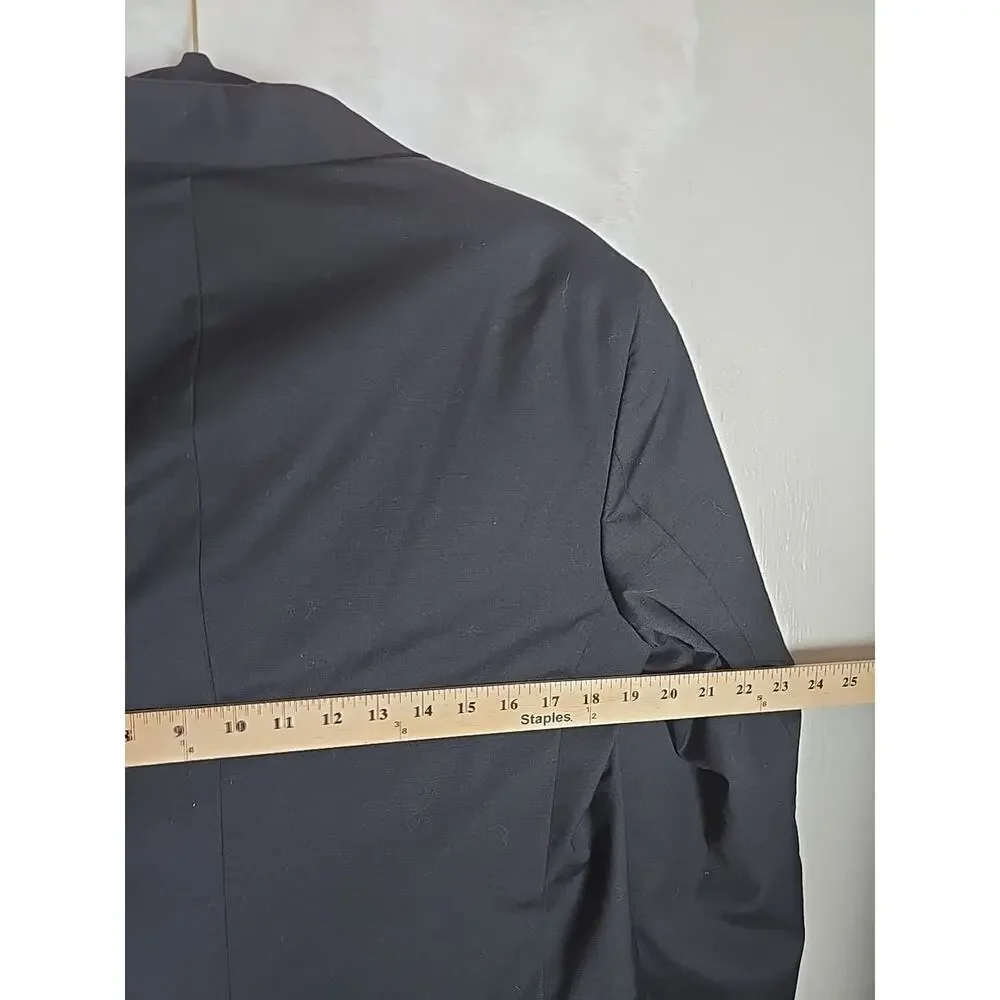 BCBG Attitude Black 2 Button Blazer Mens 38R Modern Fit Coat Jacket Office